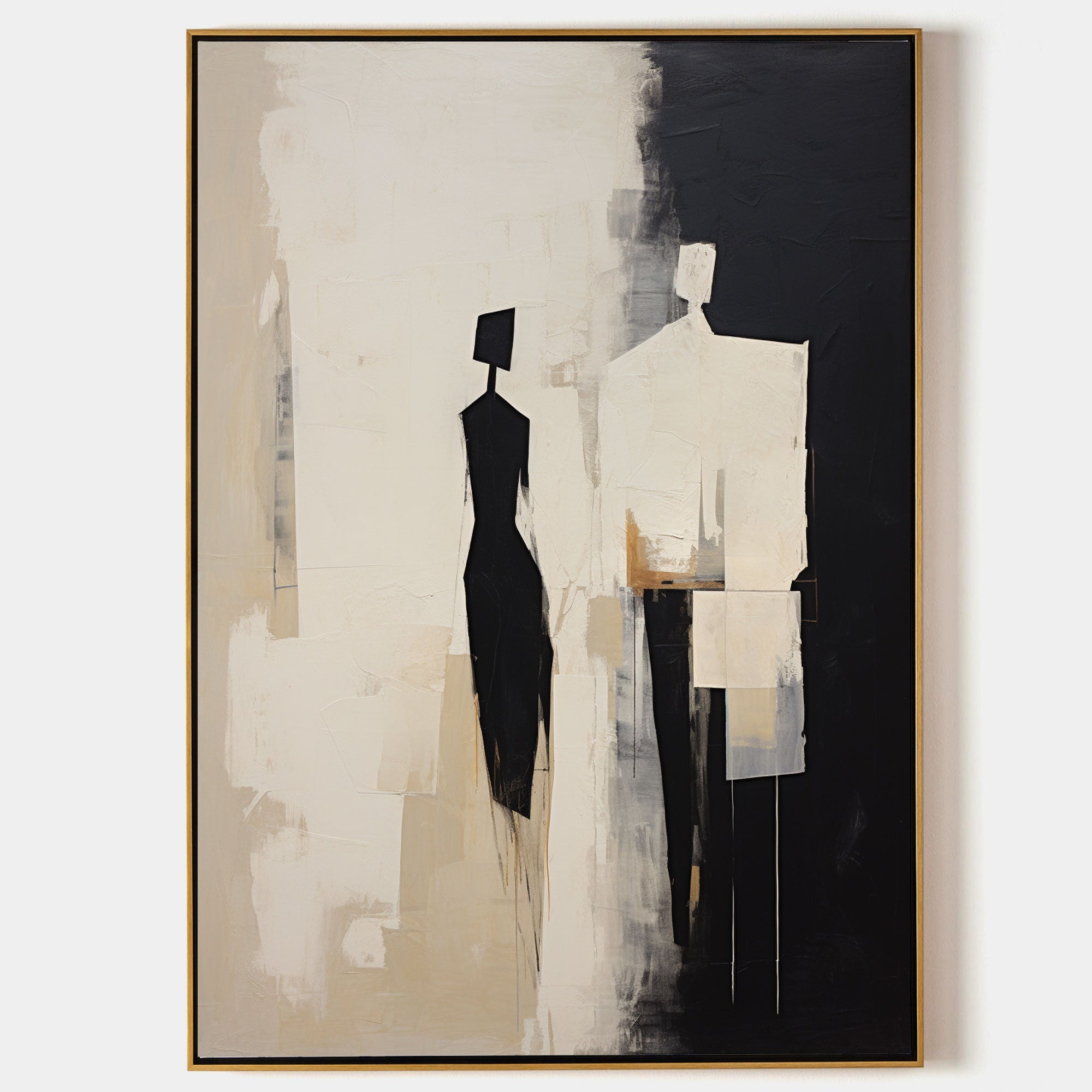 Minimalist Cubist Figure Art JC0014 - Viral Wall Art